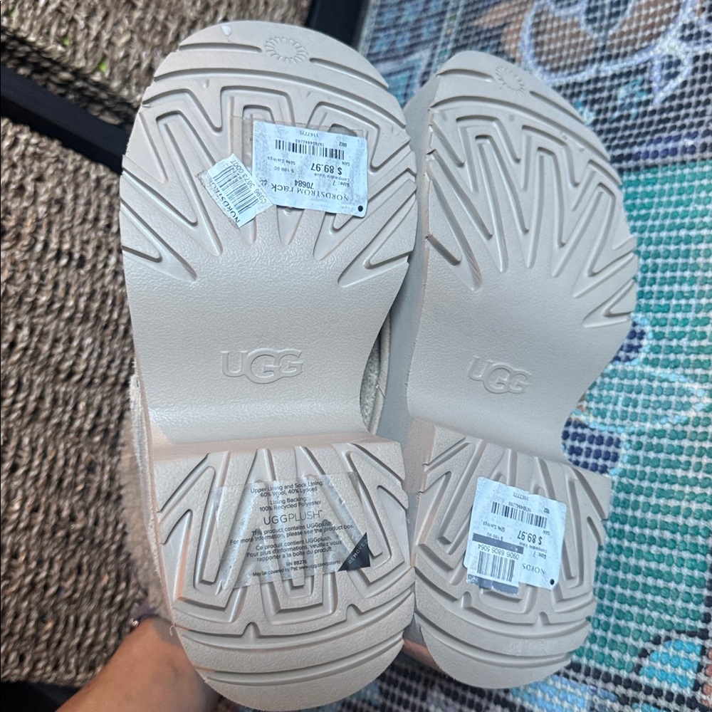 Ugg Cream Shearling Platform Boots - image 5